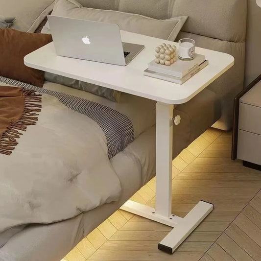Mobile Bedside Table Household Office Desk Bedroom Folding Tables Student Dormitory Elevating Computer Desk Movable Workbench