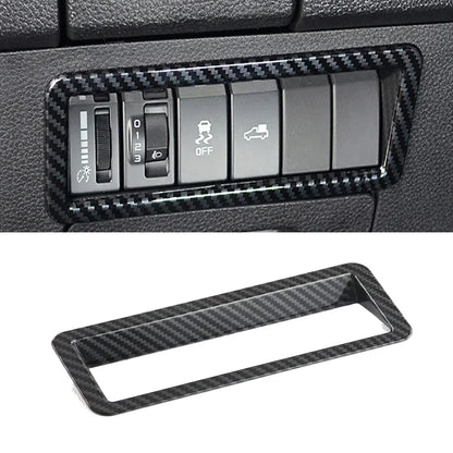 Car Accessories  For Isuzu D-MAX DMAX 2021 2022 ABS Carbon Center Console Window Switch Gear Armrest Box Panel Cover Trim