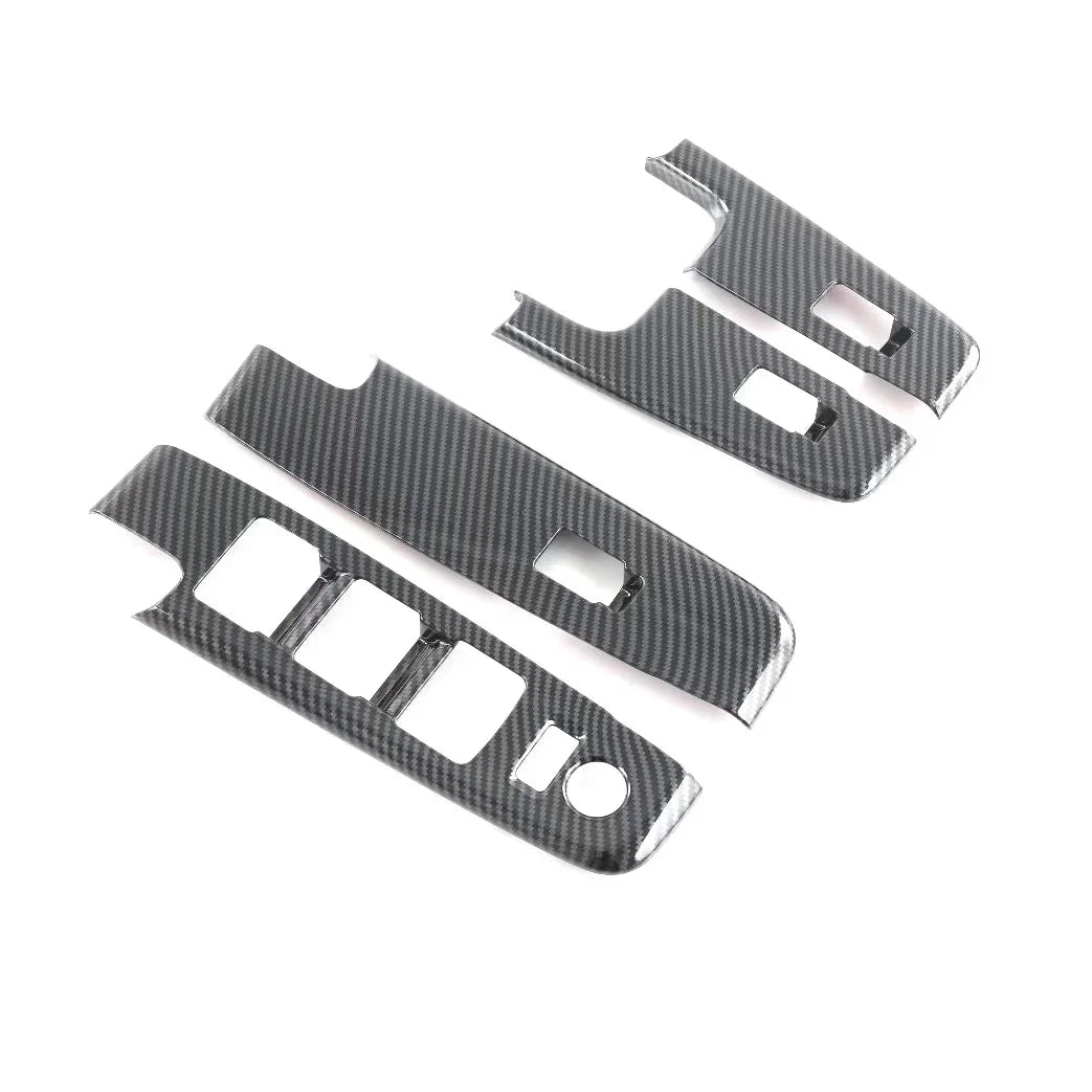 Car Accessories  For Isuzu D-MAX DMAX 2021 2022 ABS Carbon Center Console Window Switch Gear Armrest Box Panel Cover Trim