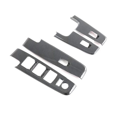 Car Accessories  For Isuzu D-MAX DMAX 2021 2022 ABS Carbon Center Console Window Switch Gear Armrest Box Panel Cover Trim
