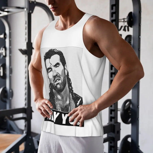 Men's Rip Razor Ramon Hey Yo Tank Top Fitness Sports Sleeveless Tops Summer Wrestling Legend Vest 3D Quick Drying Tops