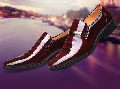 Dress Shoes Man Spring Autumn Official Casual Business Legitimate Leather Elegant Social Shoe for Men and Classic Gentleman 39