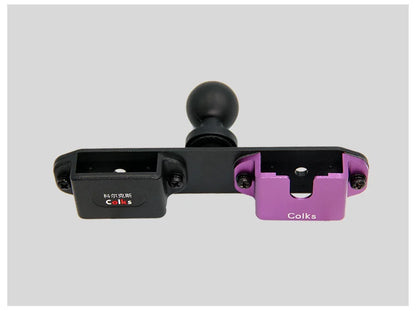 Bidirectional car radio holder, walkie talkie holder, motorcycle and bicycle holder accessories holder 1/4 ball joint accessory