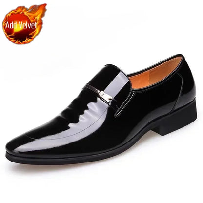 Dress Shoes Man Spring Autumn Official Casual Business Legitimate Leather Elegant Social Shoe for Men and Classic Gentleman 39