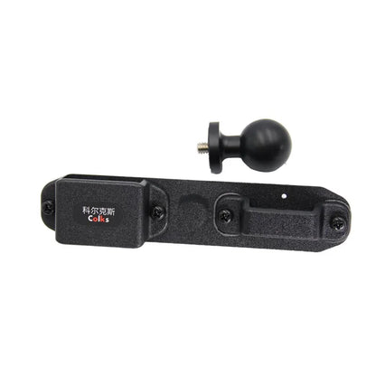 Bidirectional car radio holder, walkie talkie holder, motorcycle and bicycle holder accessories holder 1/4 ball joint accessory