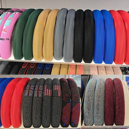 Car Accessories Universal Customized Protective Designer Carbon Fiber Car Steering Wheel Cover