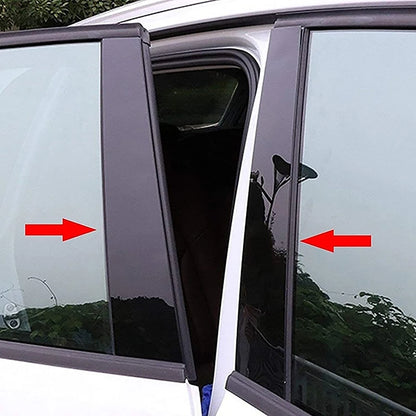Car Accessories Fit For Hyundai Grandeur HG Hyundai Azera 2012 2013 2014-2017 Door Window Glossy Black Pillar Posts Cover Trim