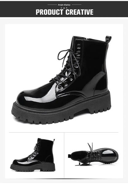Combat Boots for Men Dress Boot Safety Shoes Mens Cowboy Boots Military Tactical Winter Autumn Men's Shoes Deals Casual Sneakers