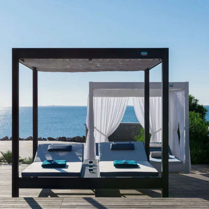 Outside Furniture Pool Outdoor Bed Canada Luxury Garden Patio Daybed Canopy Beach Day Bed Swimming Pool Cabana Beds Outdoor