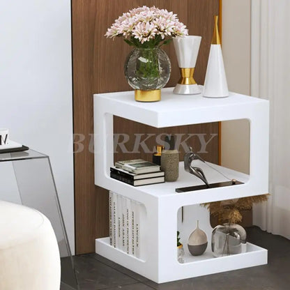 Bedside Table Nightstands Cabinet For Living Room Home Furniture Modern Cabinets Bed Side  Storage Locker For The Bedroom