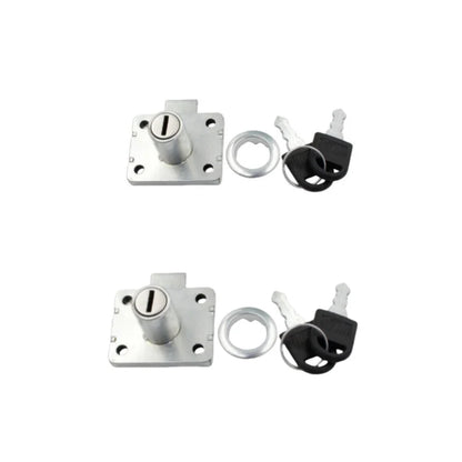 2/4 sets of furniture lock anti-theft locks suitable for bedside tables, wardrobes, drawers,  furniture hardware accessory locks