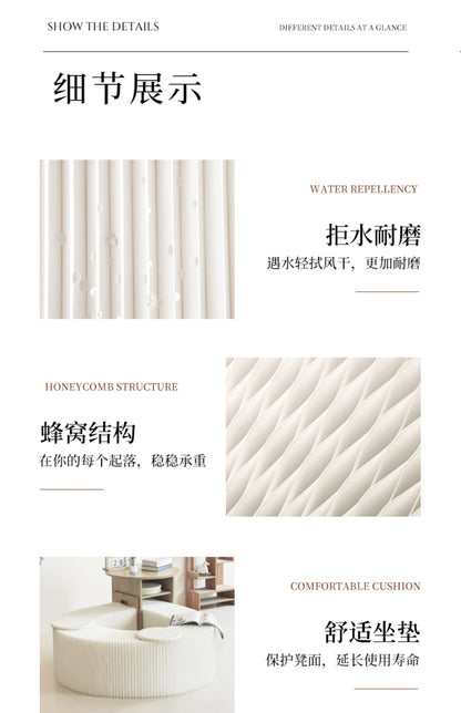 Foldable Screen partition apartment coffee table bench lazy sofa hair stool corrugated low stool organ paper bench furniture