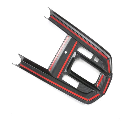 Car Accessories  For Isuzu D-MAX DMAX 2021 2022 ABS Carbon Center Console Window Switch Gear Armrest Box Panel Cover Trim