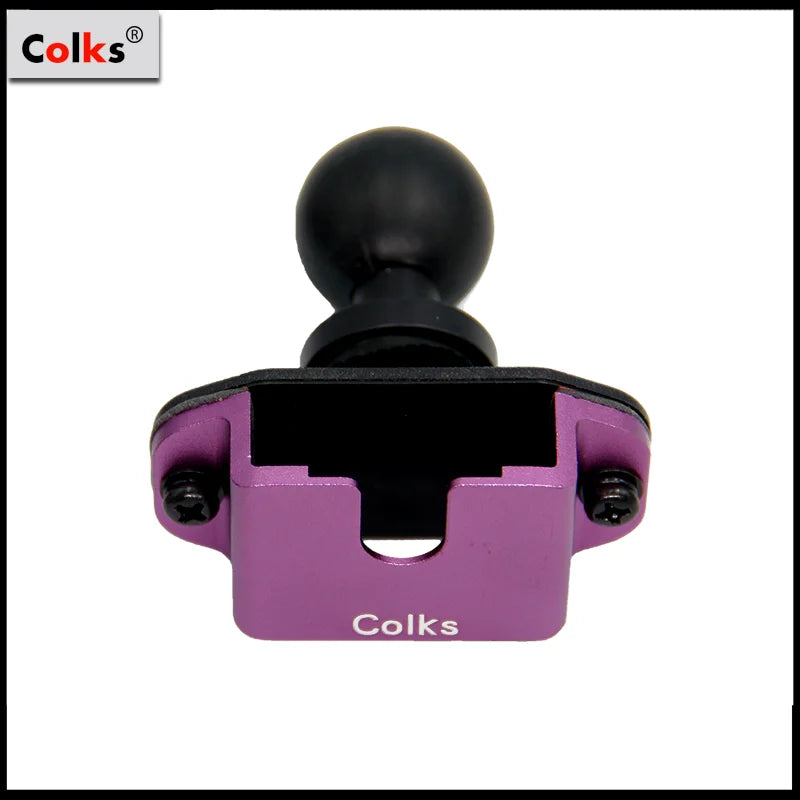 Bidirectional car radio holder, walkie talkie holder, motorcycle and bicycle holder accessories holder 1/4 ball joint accessory