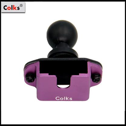Bidirectional car radio holder, walkie talkie holder, motorcycle and bicycle holder accessories holder 1/4 ball joint accessory