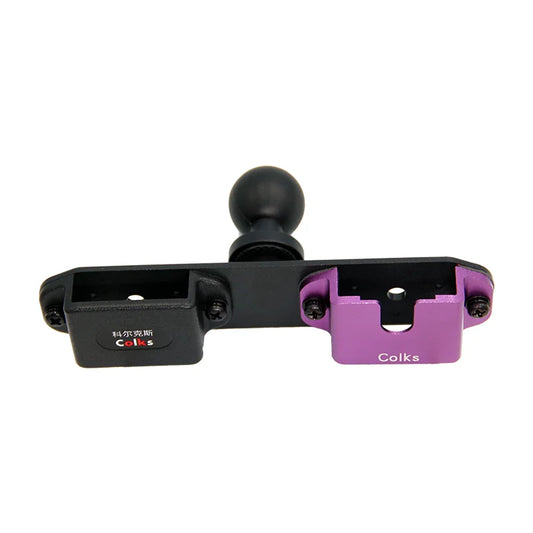 Bidirectional car radio holder, walkie talkie holder, motorcycle and bicycle holder accessories holder 1/4 ball joint accessory