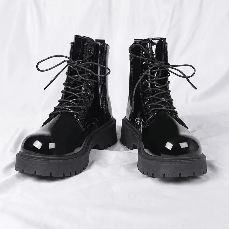 Combat Boots for Men Dress Boot Safety Shoes Mens Cowboy Boots Military Tactical Winter Autumn Men's Shoes Deals Casual Sneakers