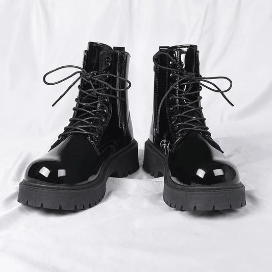 Combat Boots for Men Dress Boot Safety Shoes Mens Cowboy Boots Military Tactical Winter Autumn Men's Shoes Deals Casual Sneakers
