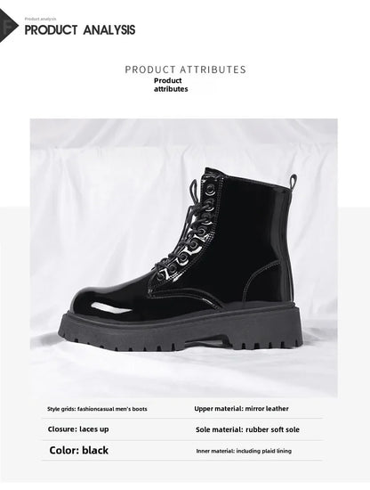 Combat Boots for Men Dress Boot Safety Shoes Mens Cowboy Boots Military Tactical Winter Autumn Men's Shoes Deals Casual Sneakers