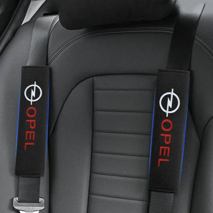 1/2pcs Car Interior Accessories Auto Seat Belt Cover Shoulder Pads For Opel insignia Astra H G J Antara vectra Vivaro corsa