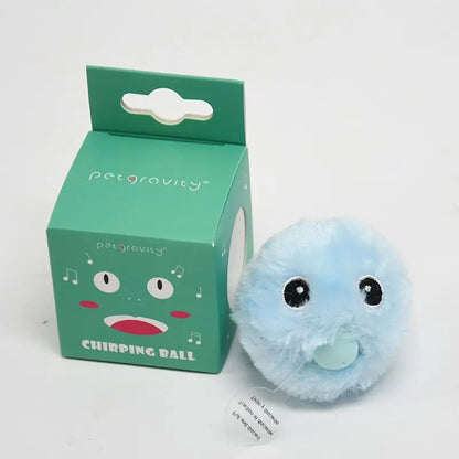 Cat Toys Balls Sound Frogs Birds Chirping Crickets EVA Balls Rolling Cat Plush Soft Self-Heeling Teaser Toys Pet Accessories