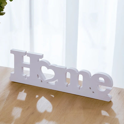 1pc HOME LOVE Logo White Home Design Art Deco Ornament
