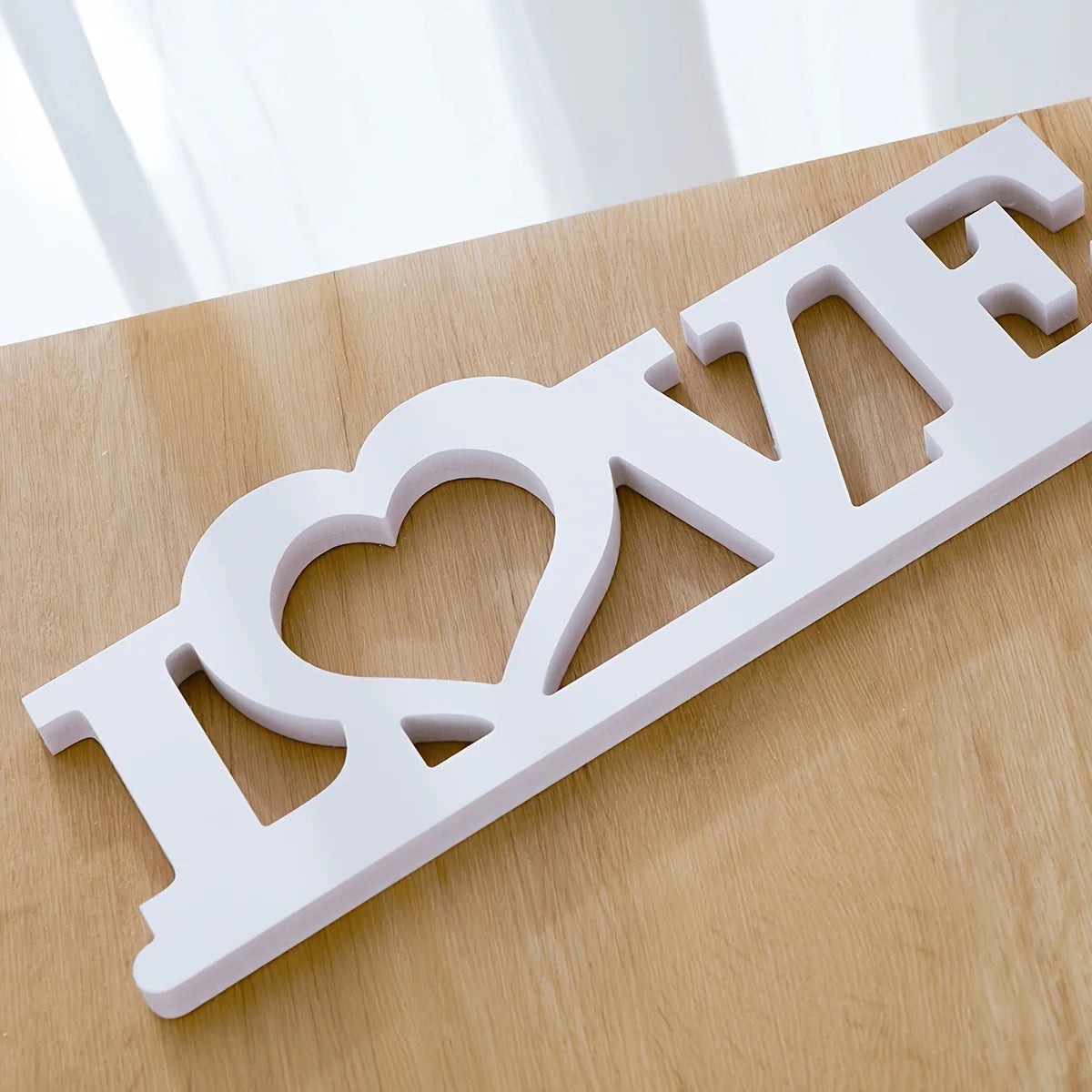 1pc HOME LOVE Logo White Home Design Art Deco Ornament