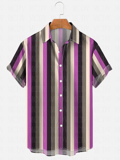 Bear Pride Flag Printed Shirt Hawaiian Shirts Summer Women For Men Tops