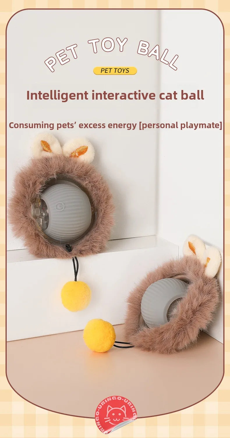 Cat Toys for Cats Ball Dog Toy Ball Electronic Interactive Pet Toy USB Automatic Moving Bouncing for Puppy Cat Products