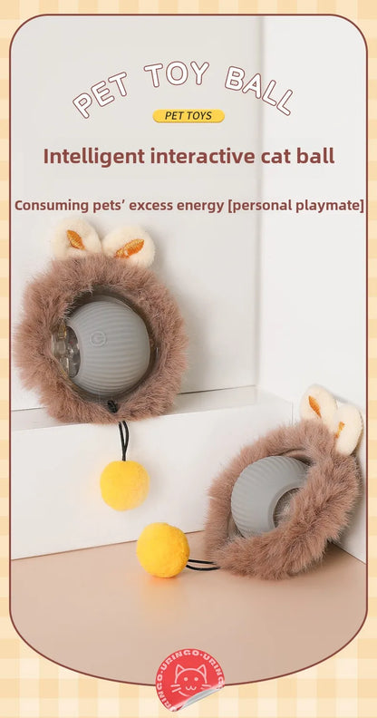 Cat Toys for Cats Ball Dog Toy Ball Electronic Interactive Pet Toy USB Automatic Moving Bouncing for Puppy Cat Products