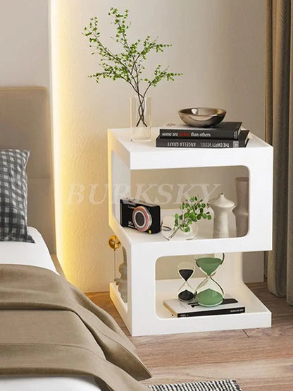 Bedside Table Nightstands Cabinet For Living Room Home Furniture Modern Cabinets Bed Side  Storage Locker For The Bedroom