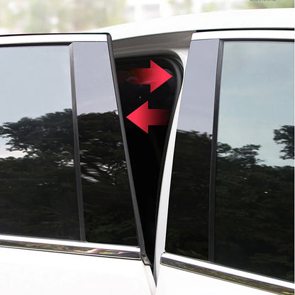 Car Accessories Fit For Hyundai Grandeur HG Hyundai Azera 2012 2013 2014-2017 Door Window Glossy Black Pillar Posts Cover Trim