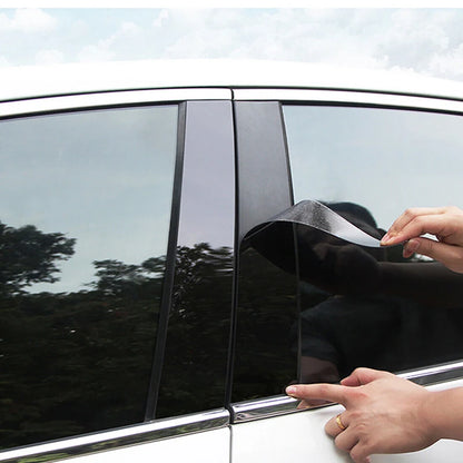 Car Accessories Fit For Hyundai Grandeur HG Hyundai Azera 2012 2013 2014-2017 Door Window Glossy Black Pillar Posts Cover Trim