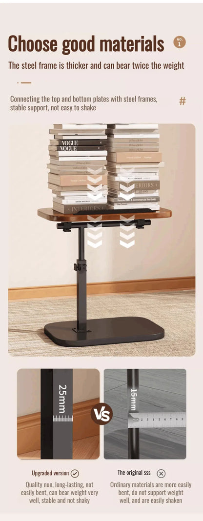 Dormitory Bedside Table Household foldable Mobile Lift Computer Desk Portable livingroom side table Bedroom Lazy Laptop Desk
