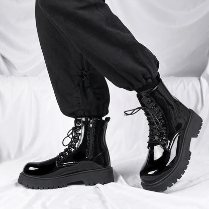 Combat Boots for Men Dress Boot Safety Shoes Mens Cowboy Boots Military Tactical Winter Autumn Men's Shoes Deals Casual Sneakers