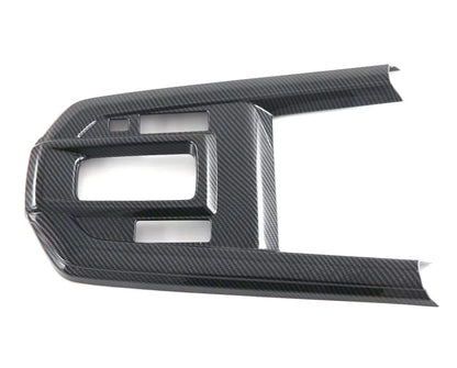 Car Accessories  For Isuzu D-MAX DMAX 2021 2022 ABS Carbon Center Console Window Switch Gear Armrest Box Panel Cover Trim