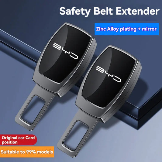 New Adjustable Car Interior Seat belt Clip Metal Extenders Car Safety Belt Extension Car Accessories For BYD Car