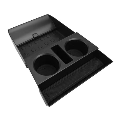 Car Storage Box Accessories Armrest Lower Center Console Cup Holder Lower Tray For Hyundai Santa Fe 2024 + Car Accessories