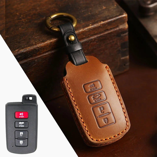 Car Key Case Cover Holder For Corolla Camry RAV4 Highlander Auris CHR Avalon Land Cruiser LC FJ Accessories