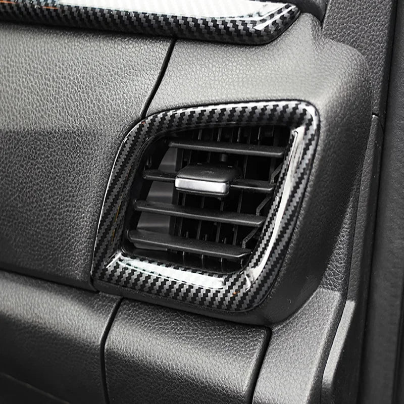 Car Accessories  For Isuzu D-MAX DMAX 2021 2022 ABS Carbon Center Console Window Switch Gear Armrest Box Panel Cover Trim