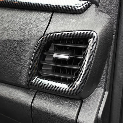 Car Accessories  For Isuzu D-MAX DMAX 2021 2022 ABS Carbon Center Console Window Switch Gear Armrest Box Panel Cover Trim