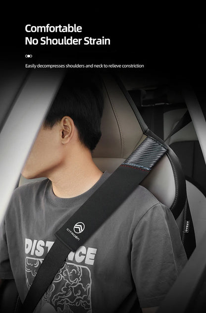 Car Seat Belt Protective Shoulder Cover Auto Accessories For Citroen C1 DS3 C2 C3 Vts C4 Saxo C4L C5 C6 C8 Xsara C3-XR Picasso