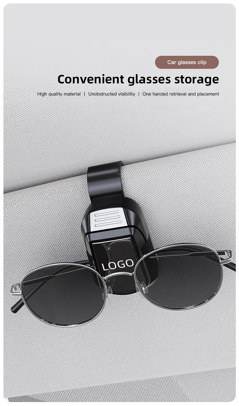 Car Accessories Auto Sun Visor Glasses Clip Sunglasses Holder For Seat Cupra Leon Ibiza Ateca Tarraco Arona EL-BORN Toledo Forme
