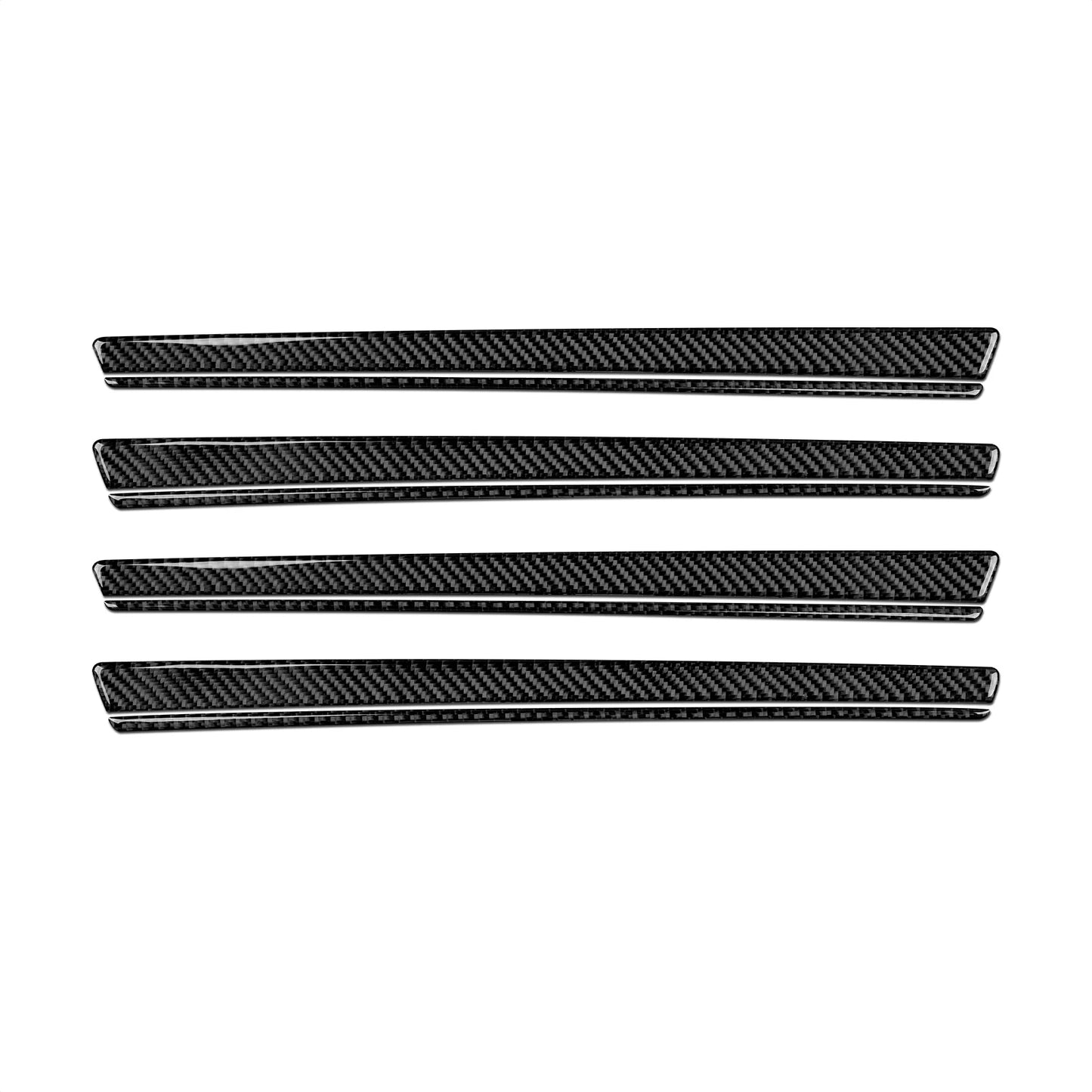 Car Front Rear Doors Decor Trim Decals for 2011-2023 Chrysler 300 Accessories Carbon Fiber Interior Stickers