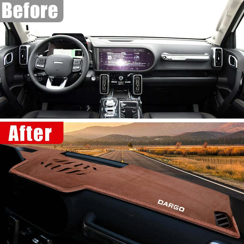 Accessories For Haval Dargo 2021 2022 2023 2024 Car Dashboard Cover Avoid Light Pads Sun Shade Mats Instrument Panel Carpets