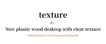 Outdoor Dining Table Modern Garden Table 80cm Wood-plastic Table Fashion Furniture Black Round Coffee Table