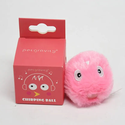 Cat Toys Balls Sound Frogs Birds Chirping Crickets EVA Balls Rolling Cat Plush Soft Self-Heeling Teaser Toys Pet Accessories
