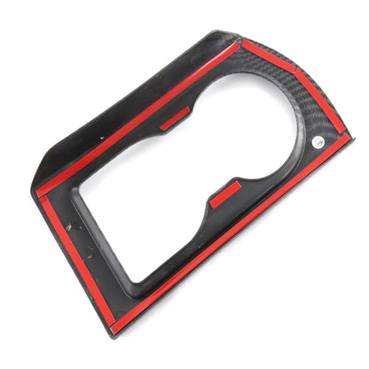 Car Accessories  For Isuzu D-MAX DMAX 2021 2022 ABS Carbon Center Console Window Switch Gear Armrest Box Panel Cover Trim