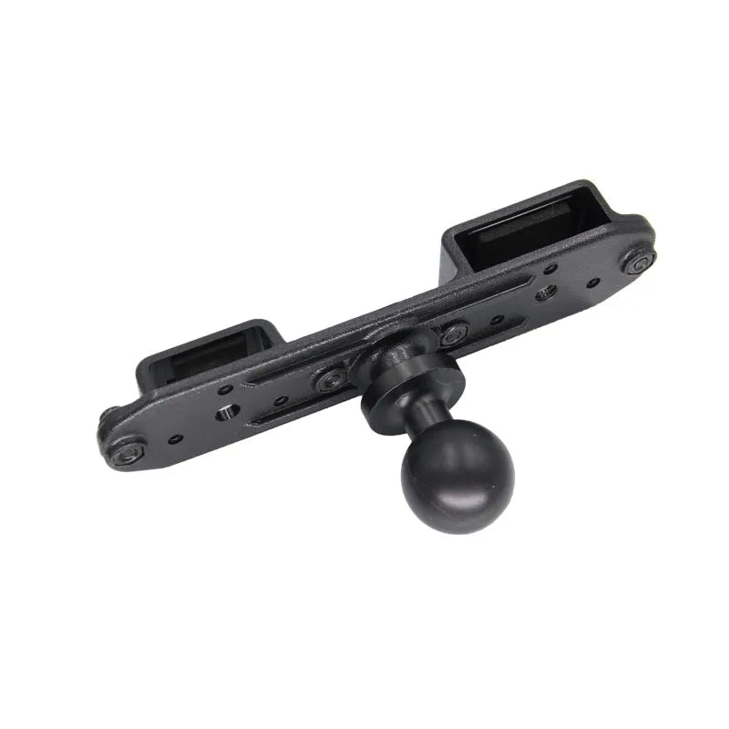 Bidirectional car radio holder, walkie talkie holder, motorcycle and bicycle holder accessories holder 1/4 ball joint accessory