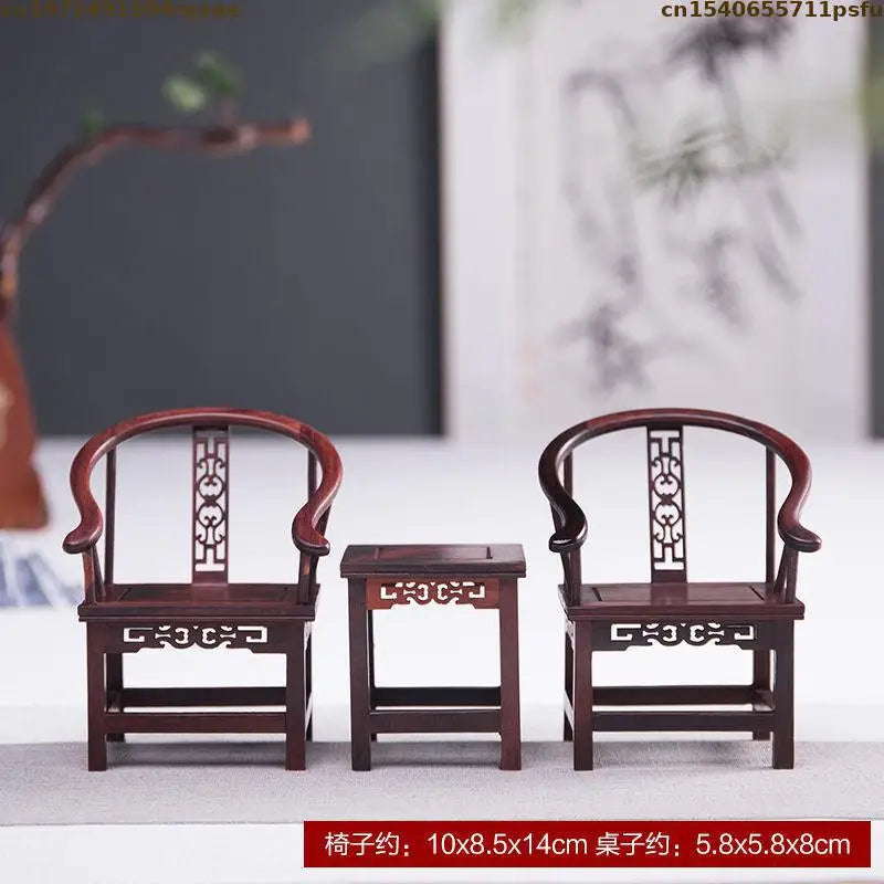 Miniature Antique Furniture Mini Table Models Chinese Handicrafts Doll Houses TV Movie Photographed Scene Retro Furniture Props